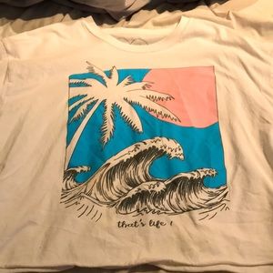 Life is great crop top!